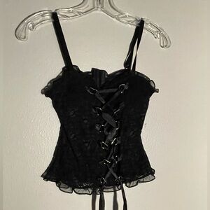 Lace camisole black